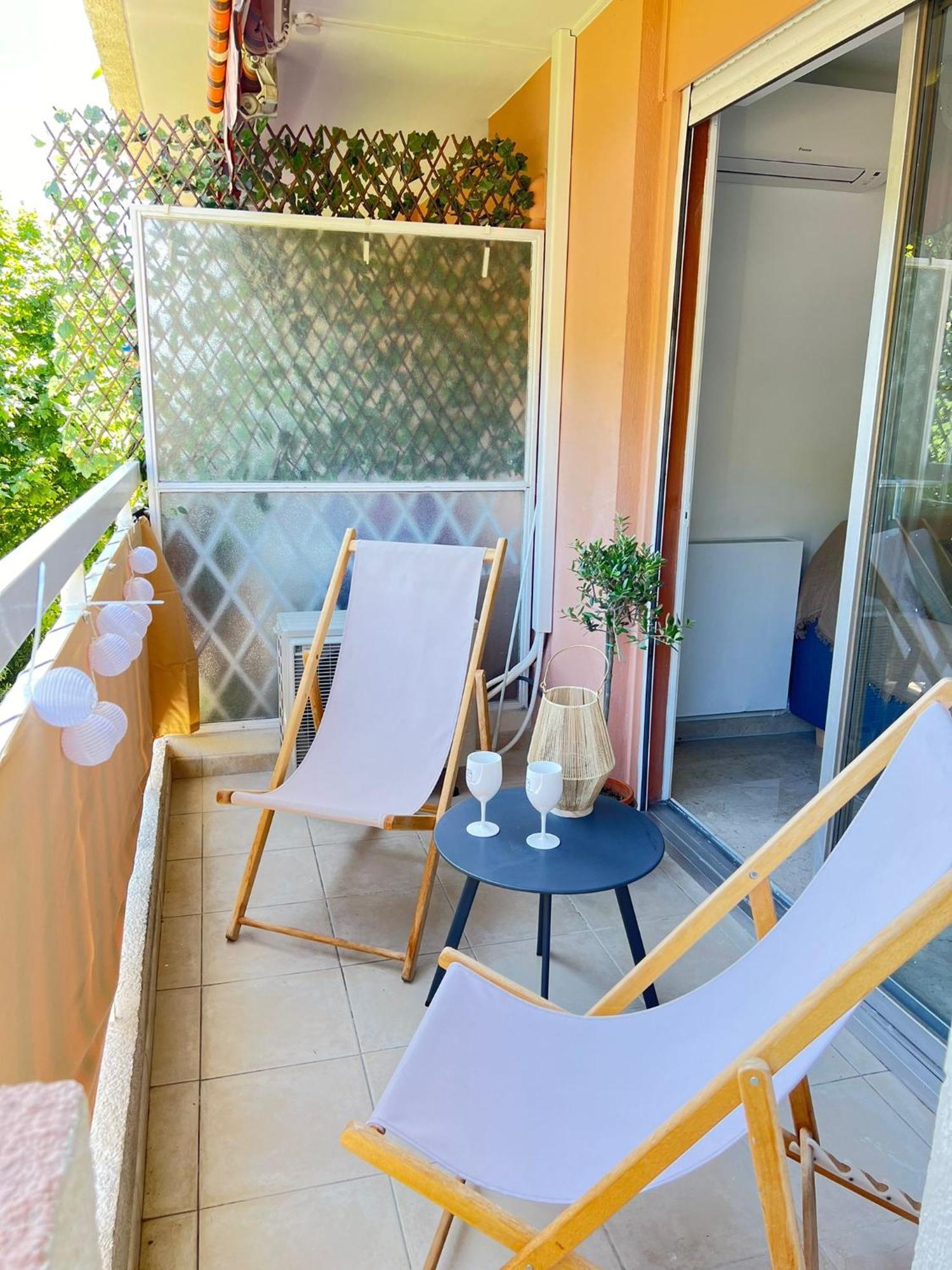 Appartement 2P Renove Avec Terrasse Au Port De นีซ ภายนอก รูปภาพ