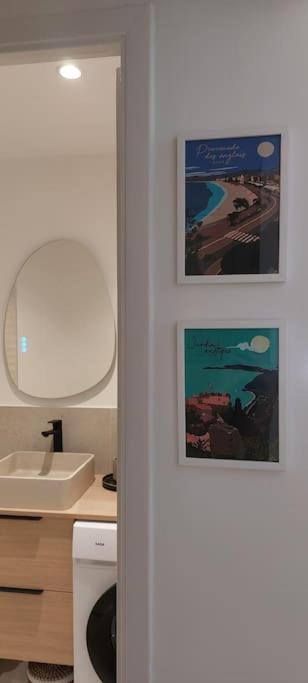 Appartement 2P Renove Avec Terrasse Au Port De นีซ ภายนอก รูปภาพ